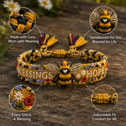 🌼 Blessings & Hope 🐝 2026 Limited Edition Handmade Woven Bracelet