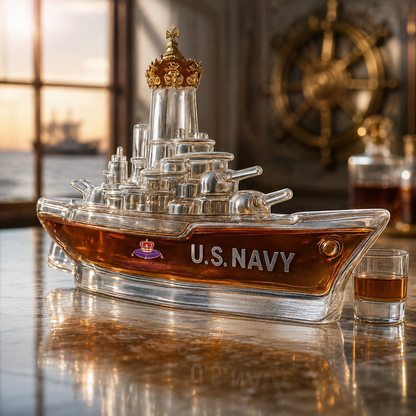 ✨ Premium Whiskey Decanters Eagle🦅💀🐙🚜⚓🚚🐶 A Masterpiece of Craftsmanship and Strength