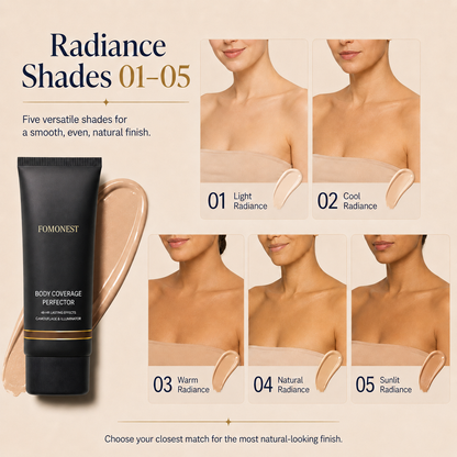 Waterproof & Sweatproof Full Coverage Body Tattoo Concealer | Instant Coverage, Limited Time: Free Concealer Brush Included