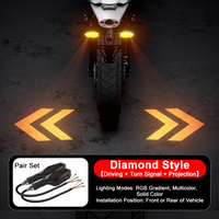 🔥Diamond Style 【Driving + Turn Signal + Projection】