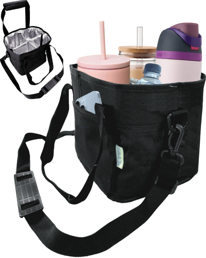🔥HOT SALE 49% OFF🥤❄️Family Size 4 Compartment Drink Bag, Multiple Tumbler Carrier Caddy✨