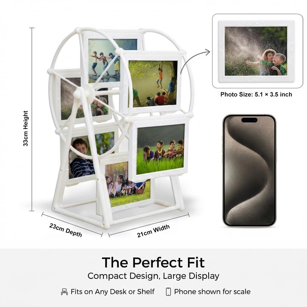 Rotating Ferris Wheel Photo Frame – Turn Your Memories Into Motion