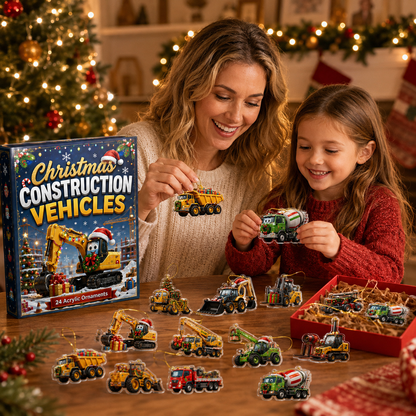 🎄 24-Day Vehicle Advent Calendar – Tractors, Trains & Big Machines 🚜🚂