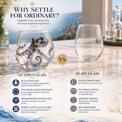 🎁 The Perfect Beach House Gift🌊3D Ocean Animal Artisan Glassware Collection