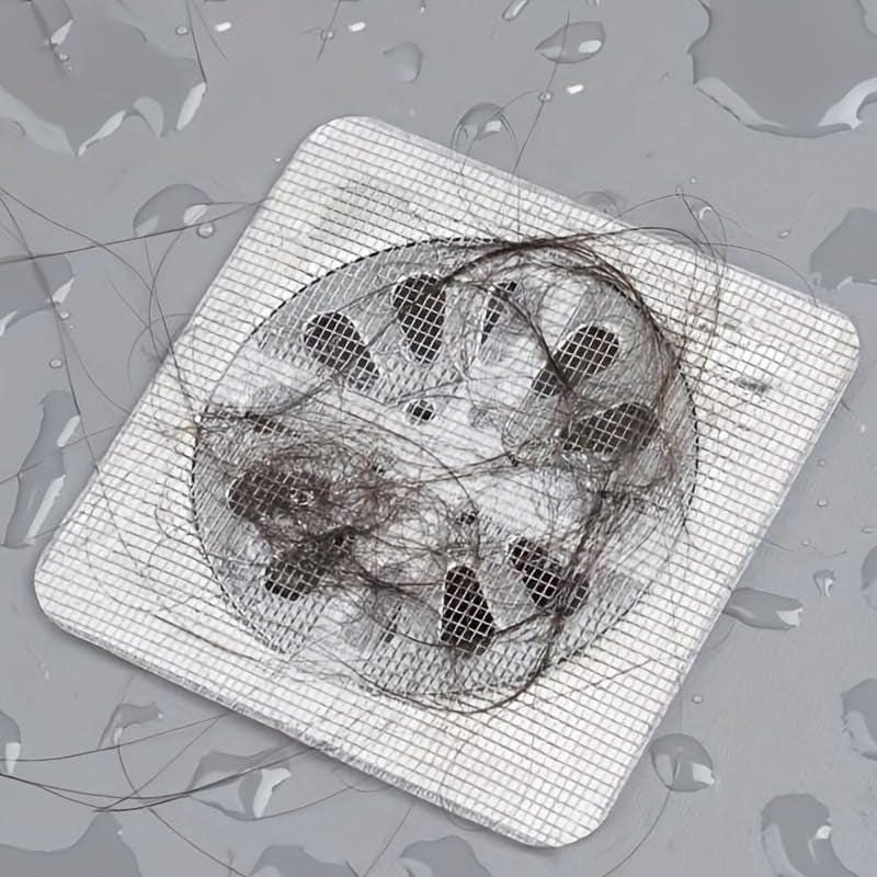 Disposable Drain Cover Stickers – Hair Catcher & Insect Blocker