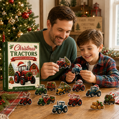 🎄 24-Day Vehicle Advent Calendar – Tractors, Trains & Big Machines 🚜🚂