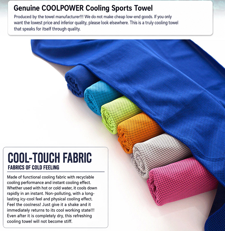🧊Summer Instant Chill Cooling Towel | Portable Bottle Pack Heat Relief Towel For Gym, Hiking & Outdoor