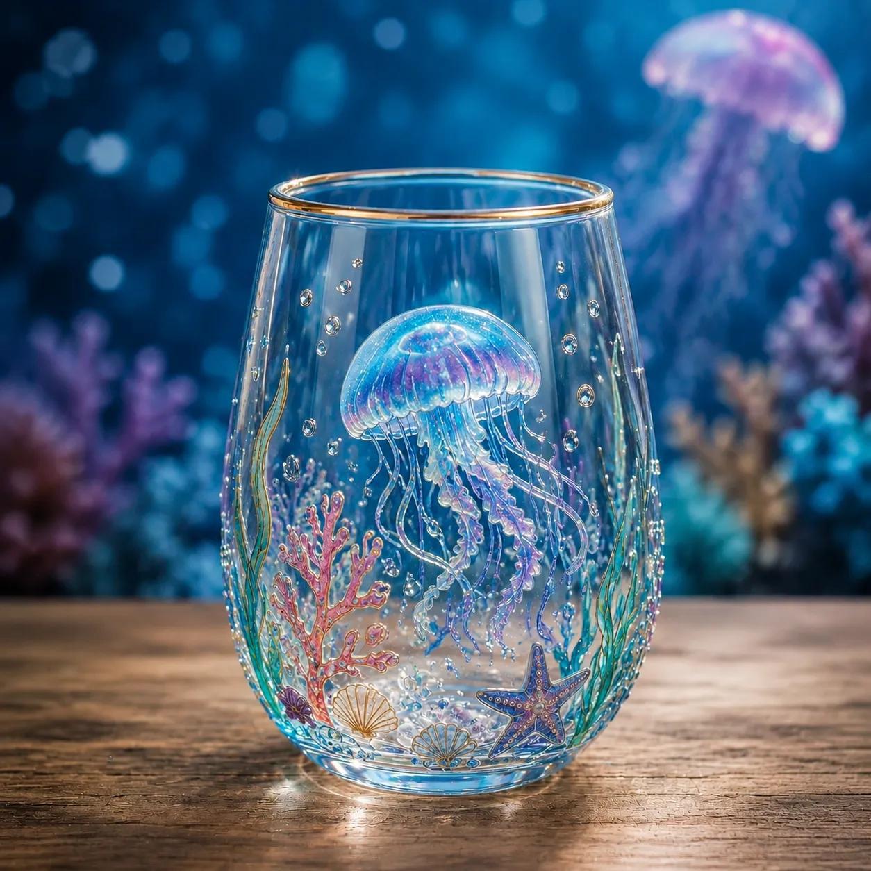 🌿🌊Journey Through Nature — Handcrafted Glassware✨