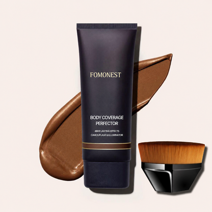 Waterproof & Sweatproof Full Coverage Body Tattoo Concealer | Instant Coverage, Limited Time: Free Concealer Brush Included