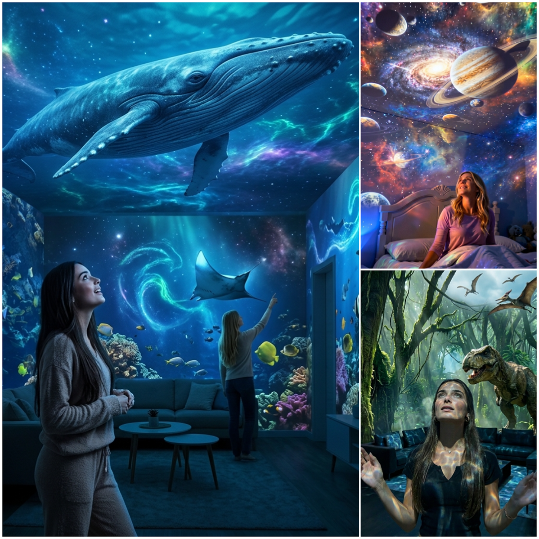 Galaxy Ocean Projector for Bedroom