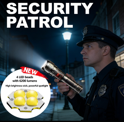 ✨Rechargeable LED Flashlight - High Lumen, Waterproof, Ultra Bright Flashlight for Emergencies