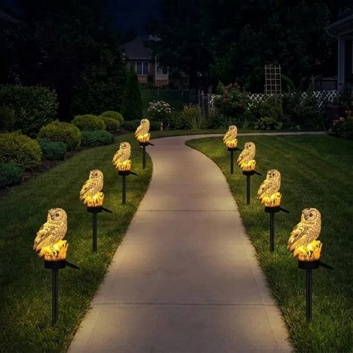 🦉 Mother's Day Sale — Buy More Save More! Solar Owl Garden Light | Waterproof, Auto On/Off 🌙✨