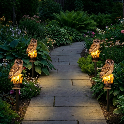 🦉 Mother's Day Sale — Buy More Save More! Solar Owl Garden Light | Waterproof, Auto On/Off 🌙✨