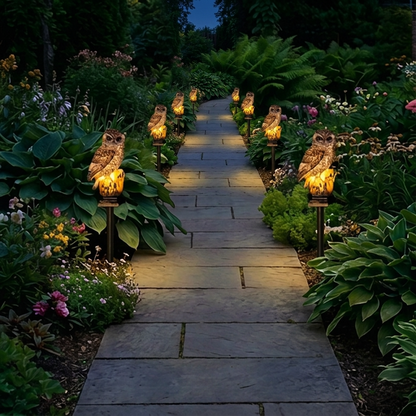 🦉 Mother's Day Sale — Buy More Save More! Solar Owl Garden Light | Waterproof, Auto On/Off 🌙✨