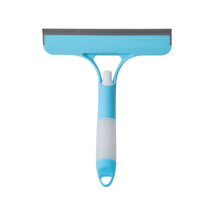 3-in-1 Glass Cleaner — Scraper + Squeegee + Scrubber | Window, Mirror & Car Windshield Tool