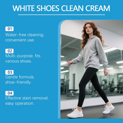 💥50% OFF Today Only — White Shoes Clean Cream | Waterless & Instant Results ✨