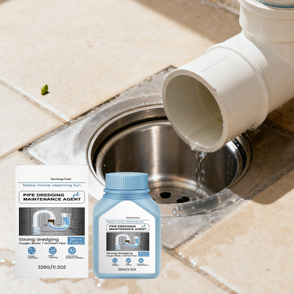 ⚡ Drain Clog Dissolver 320g | Clears Pipes Fast — Hair, Grease & Soap Scum Gone in Minutes 🔥