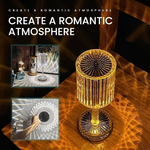 Touching Control Crystal Lamp