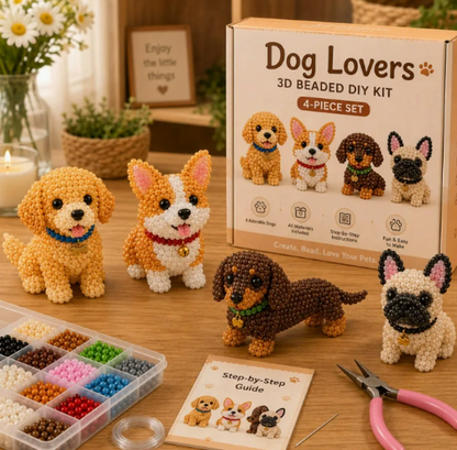 🔥2026 Hot Sale -🧵 3D Beaded Animal DIY Kit | Perfect Gift for Craft & Animal Lovers ✨