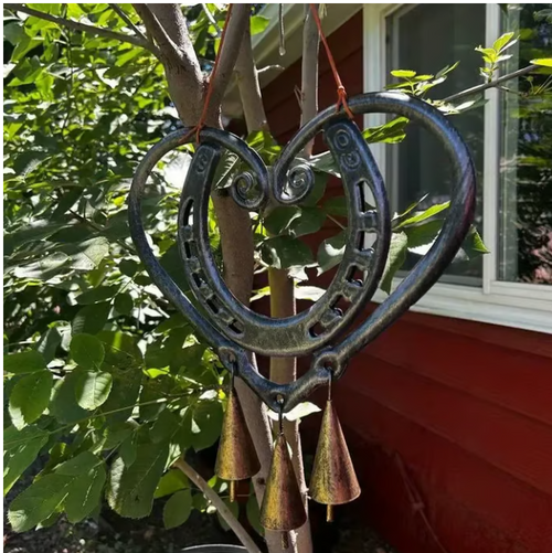 100% Handmade | The Horseshoe Heart Wind Chime ❤ (Handmade by Jordan Maynard®)