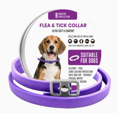 🐾 Natural Essential Oil Pet Pest Repellent Collar 🦟Safe Flea & Tick Protection for Dogs & Cats 💚