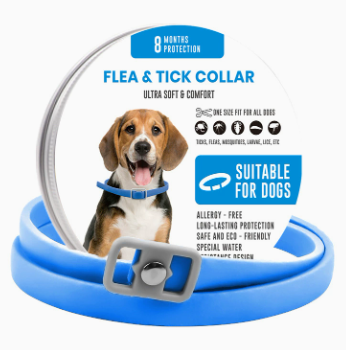 🐾 Natural Essential Oil Pet Pest Repellent Collar 🦟Safe Flea & Tick Protection for Dogs & Cats 💚