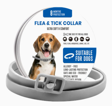 🐾 Natural Essential Oil Pet Pest Repellent Collar 🦟Safe Flea & Tick Protection for Dogs & Cats 💚