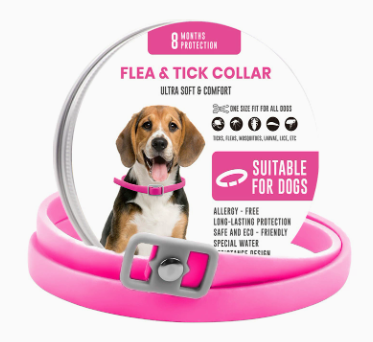 🐾 Natural Essential Oil Pet Pest Repellent Collar 🦟Safe Flea & Tick Protection for Dogs & Cats 💚