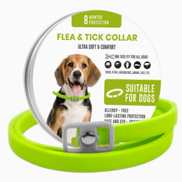 🐾 Natural Essential Oil Pet Pest Repellent Collar 🦟Safe Flea & Tick Protection for Dogs & Cats 💚