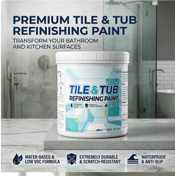 Premium Tile & Tub Refinishing Paint Kit