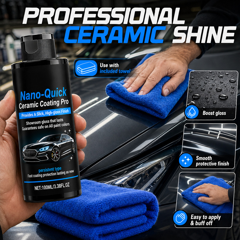 ⏰ Last Day Discount – Automotive Nano Ceramic Coating Spray