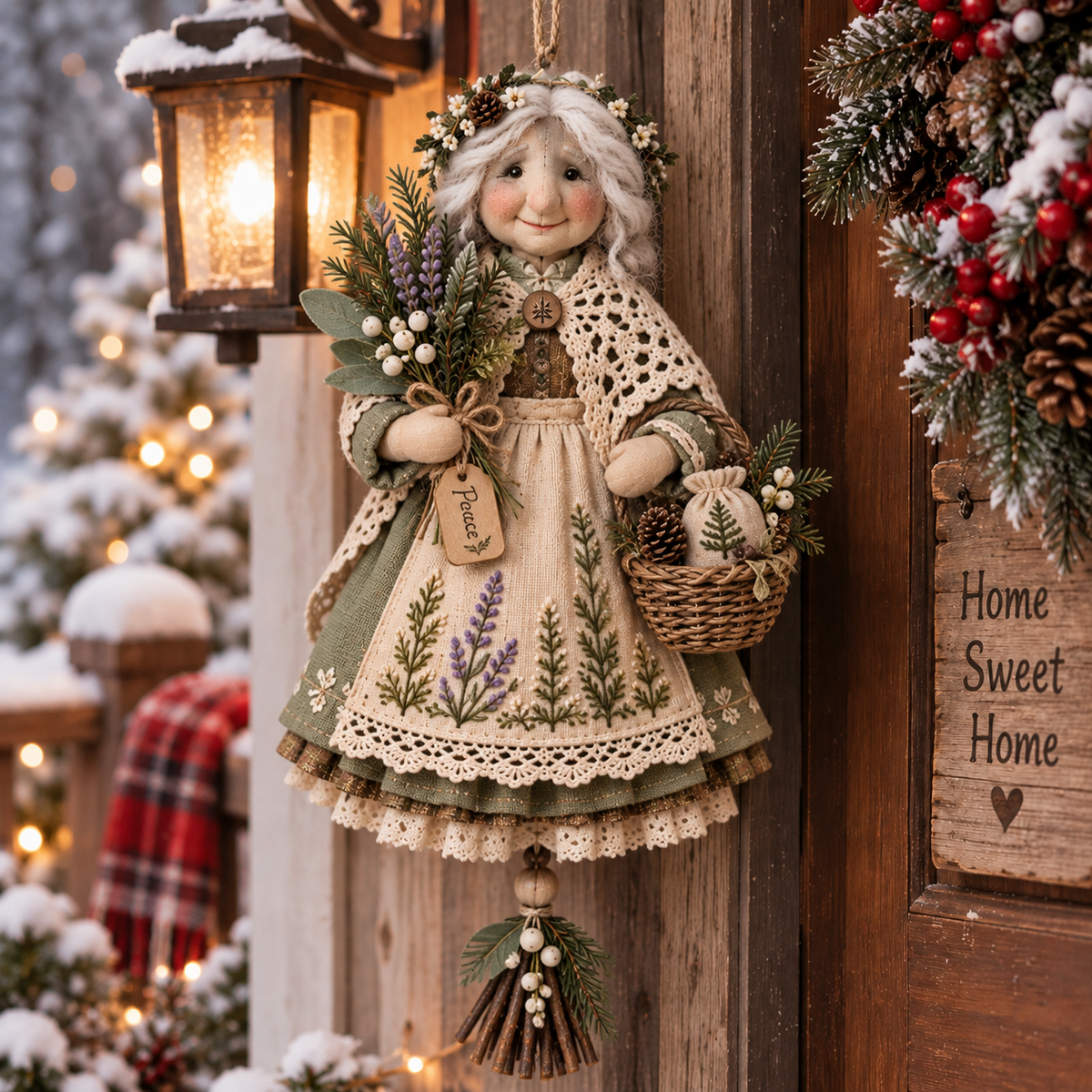 🍀Handmade Good Luck Granny - Chase Away Worries, Bring Home Warmth❤️✨