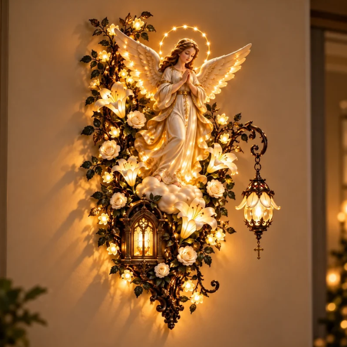 ✨Walk by Faith™ Illuminated Jesus Walking on Water Sculpture