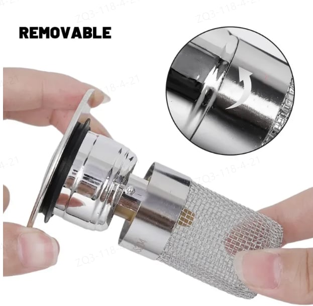 🔥Universal 2-in-1 Bathroom/Kitchen Sink Stopper