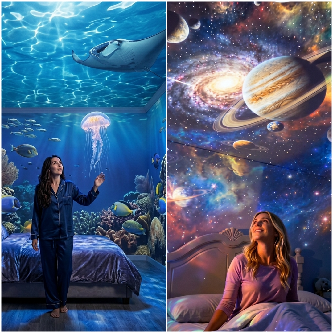 Galaxy Ocean Projector for Bedroom