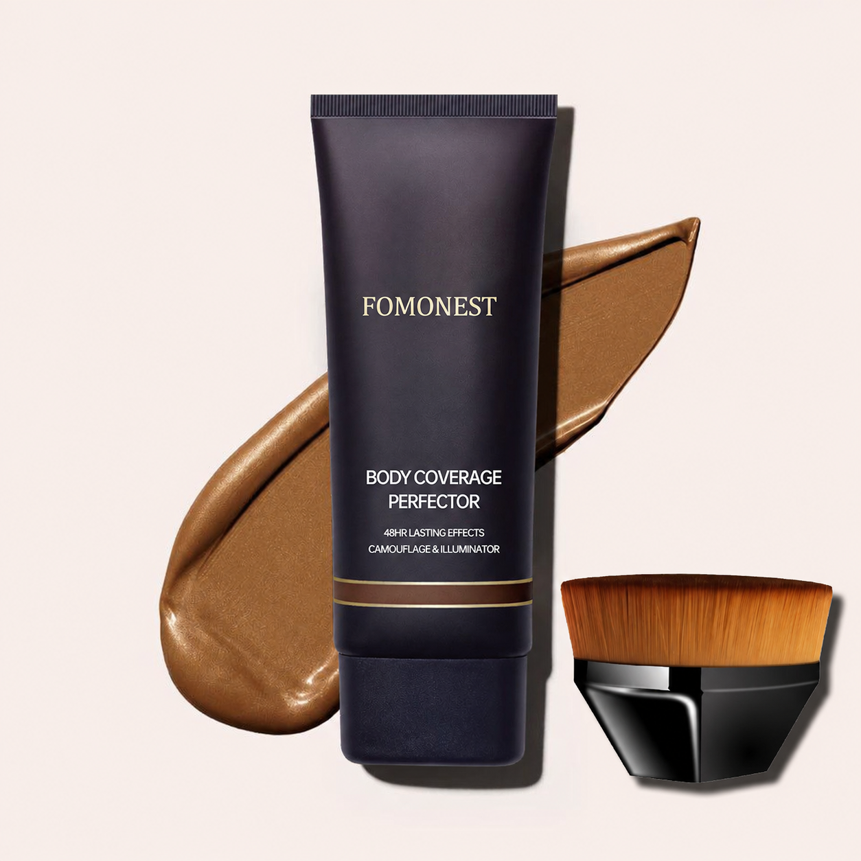 Waterproof & Sweatproof Full Coverage Body Tattoo Concealer | Instant Coverage, Limited Time: Free Concealer Brush Included