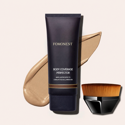 Waterproof & Sweatproof Full Coverage Body Tattoo Concealer | Instant Coverage, Limited Time: Free Concealer Brush Included
