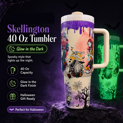 🎃👻 Last Day 50% OFF-💀Halloween skeleton Tumbler
