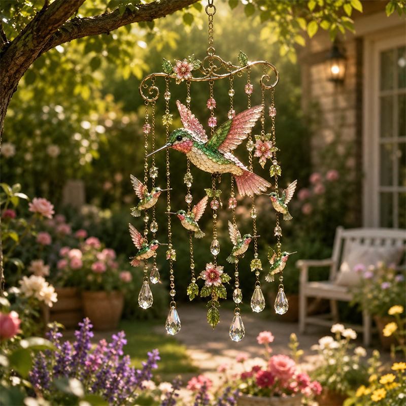 🐦🎐Last Day 49% OFF - 🐦🎐Graceful Hummingbird Wind Chime