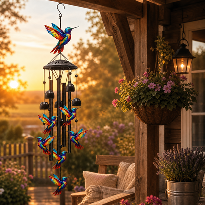 Cardinal Memorial Wind Chime Hanging Ornament for Garden and Patio