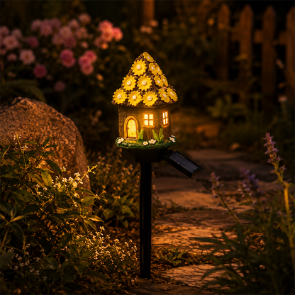 🔥Big Sale - 50% OFF🔥Solar Fairy-Tale Mushroom Cottage Garden Light – Magical LED Outdoor Decor for Gardens, Pathways & Cozy Backyard Spaces🍄