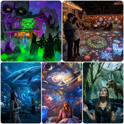 🔥 5 PCS(🌊Ocean+🌌Galaxy+🍃Forest+👻Halloween+🎅Christmas)
