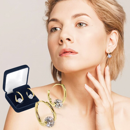 🔥LAST DAY SALE-80% OFF)Histone Lymphvity MagneTherapy CZ Earrings