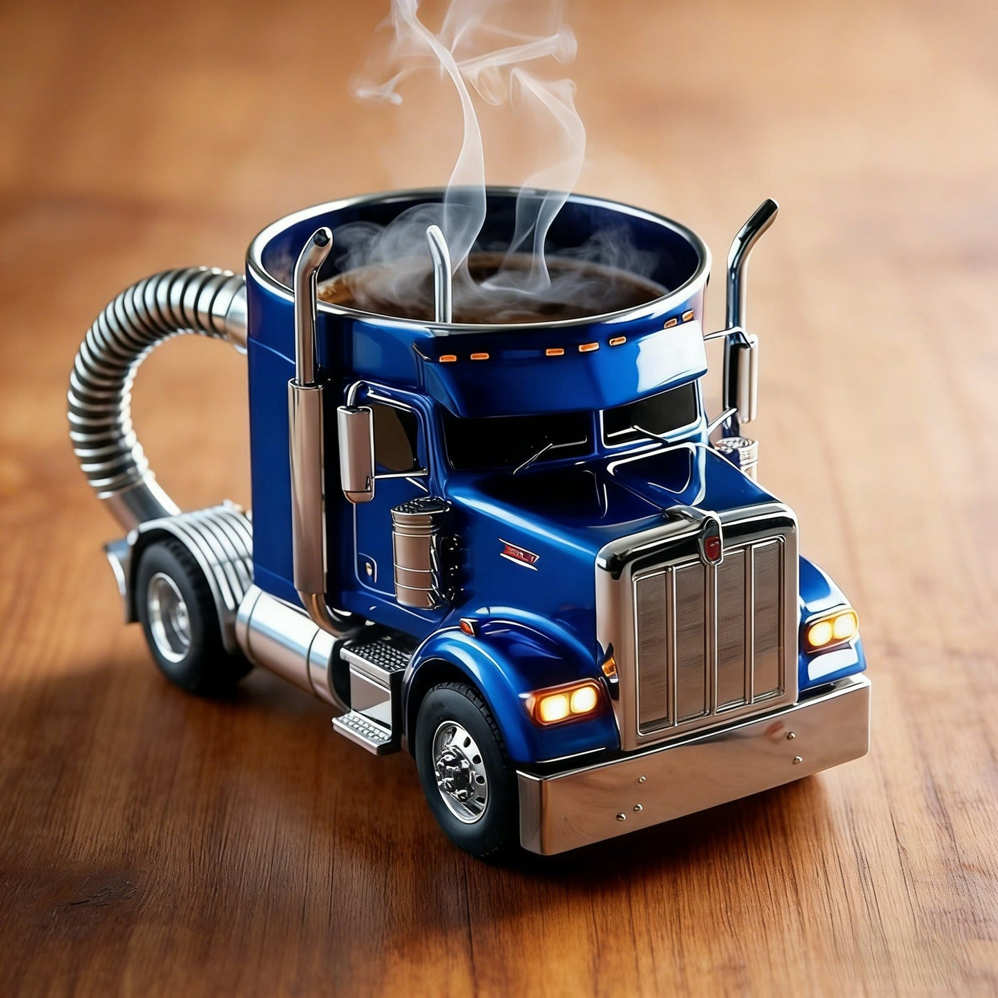 Durable Semi-Truck Shaped Coffee Mug – Handcrafted Resin Mug for Family & Friends 🚛☕