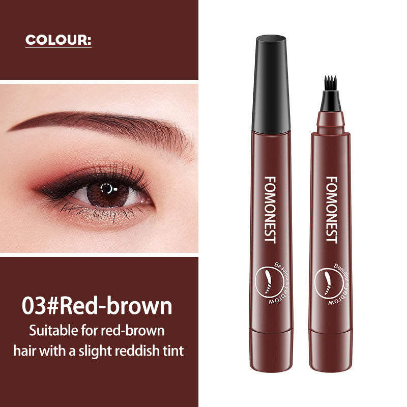 🎁Buy 1 Get 1 Free🔥Waterproof Four-tip Beard and Eyebrow Pen——Easy to Use for Beginners