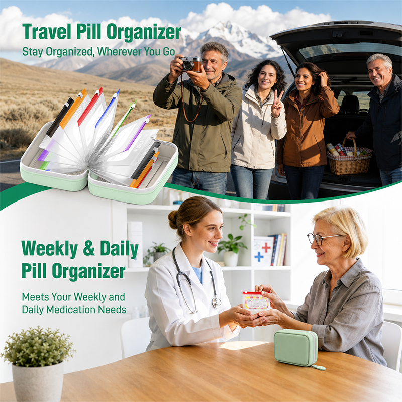 💼💊More Than a Pill Organizer — Keep Your Essentials Perfectly Organized