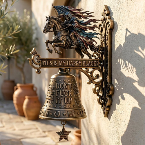 🔔GET 49% OFF TODAY ONLY 🐎 USA 250th Anniversary Patriotic Rider Wall Bell