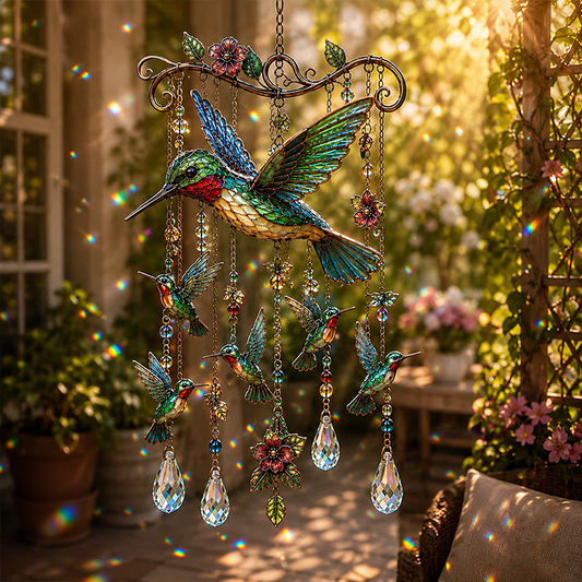 🐦🎐Last Day 49% OFF - 🐦🎐Graceful Hummingbird Wind Chime