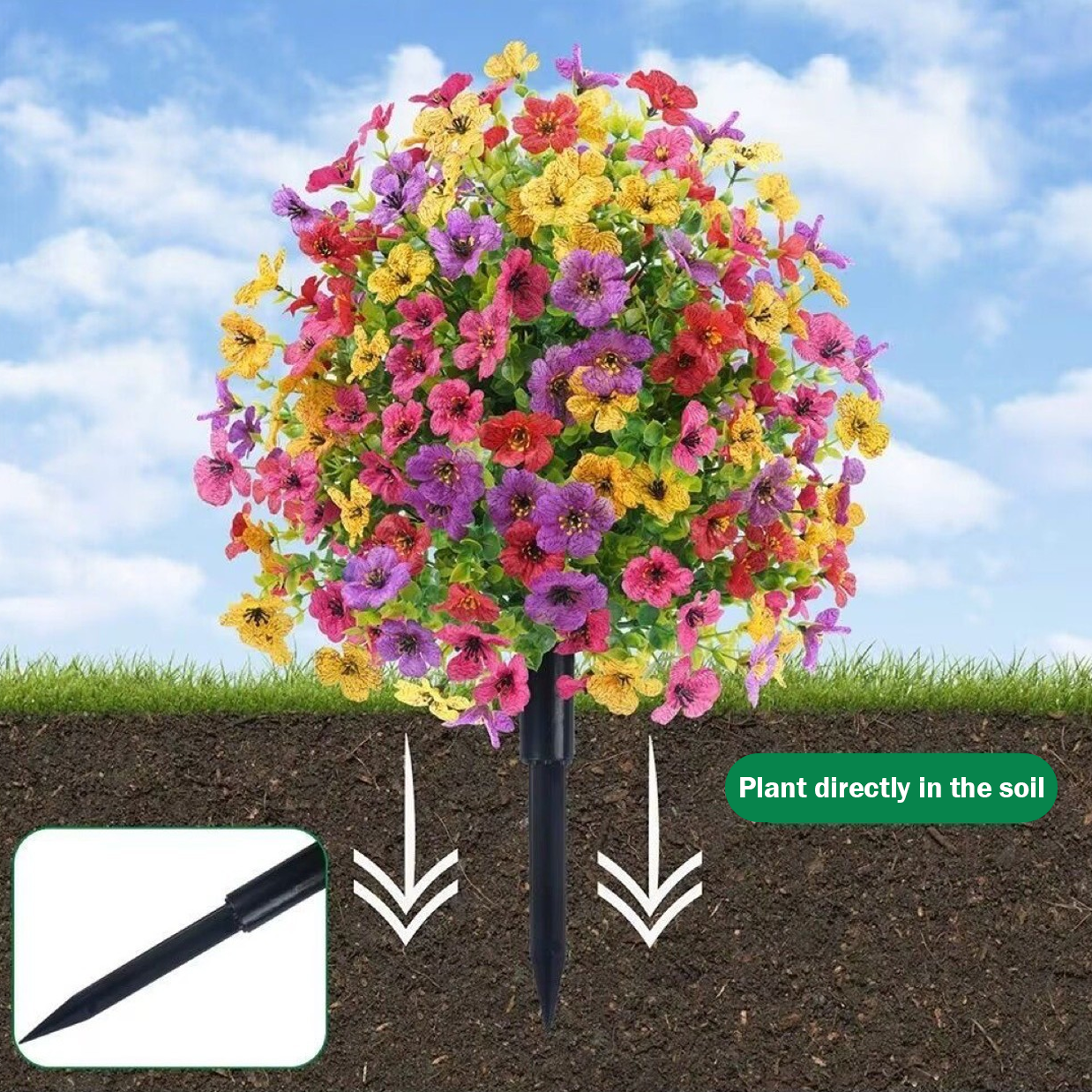 🔥🔥🔥Last Day! 75% Off Outdoor/Indoor UV Resistant & Waterproof Artificial Flower Decor🌸