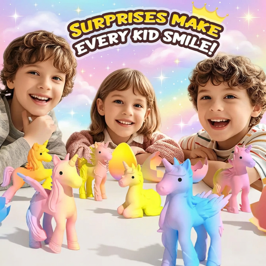🦄Magical Hatching Unicorn Surprise Eggs✨6 Pack Enchantment & Surprise💦Water-Grow & Spark Joy — Kids’ Enchanted Surprise Toy🎁